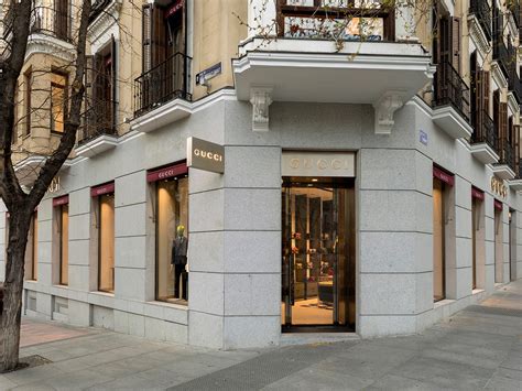 gucci madrid serrano store photos|People visit Gucci store Serrano shopping street in Madrid Spain.